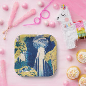 Katsushika Hokusai - Amida-Herfsten Papieren Bordje (Feest)