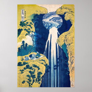 Katsushika Hokusai - Amida-Herfsten Poster