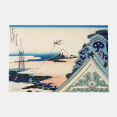 Katsushika Hokusai - Asakusa Honganji temple, Edo Deurmat (Voorkant)