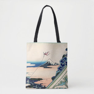 Katsushika Hokusai - Asakusa Honganji temple, Edo Draagtas