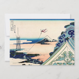 Katsushika Hokusai - Asakusa Honganji temple, Edo Kaart