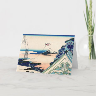 Katsushika Hokusai - Asakusa Honganji temple, Edo Kaart