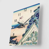 Katsushika Hokusai - Asakusa Honganji temple, Edo Vierkante Klok (Hoek)