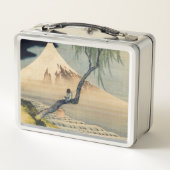 Katsushika Hokusai - Boy Kijkend de Fuji (Achterkant)