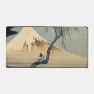 Katsushika Hokusai - Boy Kijkend de Fuji Bureaumat