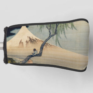 Katsushika Hokusai - Boy Kijkend de Fuji Golfheadcover