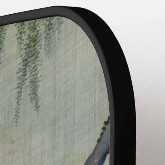 Katsushika Hokusai - Boy Kijkend de Fuji Pickleball Paddle (Links Detail)