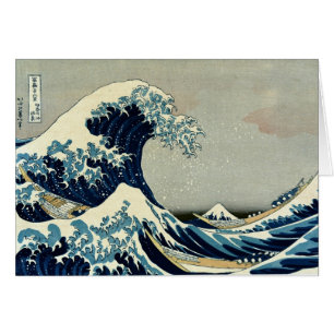 Katsushika Hokusai dans La Grande Vague au large d