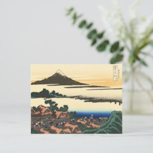 Katsushika Hokusai Dawn in de provincie Kai Briefkaart