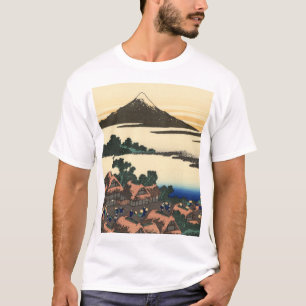 Katsushika Hokusai Dawn in de provincie Kai T-shirt