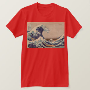 Katsushika Hokusai: De Grote Golf bij Kanagawa T-shirt