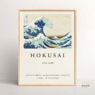 Katsushika Hokusai De grote golf kunst print