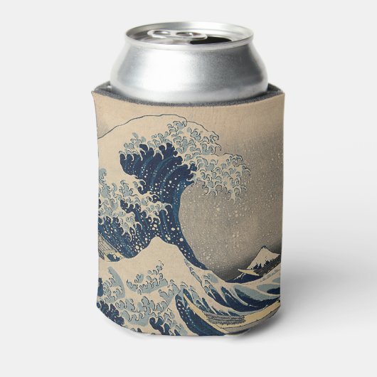 Katsushika Hokusai. De Grote Golf van Kanagawa Blikjeskoeler (Blikje Achterkant)