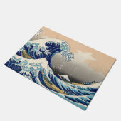 KATSUSHIKA HOKUSAI - De grote golf van Kanagawa Deurmat (Schuin)