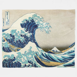 Katsushika Hokusai - De Grote Golf van Kanagawa Fleece Deken