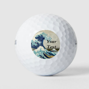 Katsushika Hokusai - De Grote Golf van Kanagawa Golfballen