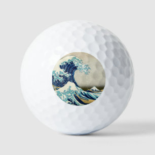 Katsushika Hokusai - De Grote Golf van Kanagawa Golfballen