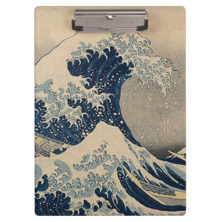 Katsushika Hokusai. De Grote Golf van Kanagawa Klembord