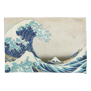 Katsushika Hokusai - De Grote Golf van Kanagawa Kussensloop
