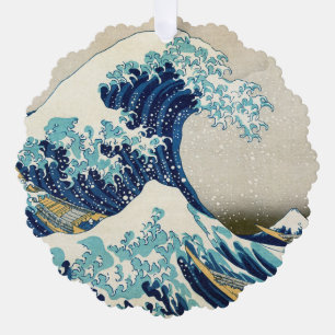 Katsushika Hokusai - De Grote Golf van Kanagawa Ornament Kaart