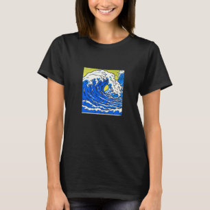 Katsushika Hokusai De Grote Golf van Kanagawa P T-shirt
