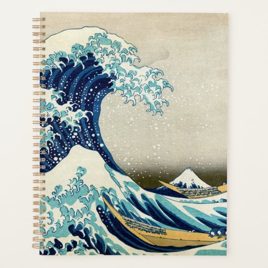 Katsushika Hokusai - De Grote Golf van Kanagawa Planner (Voorkant)