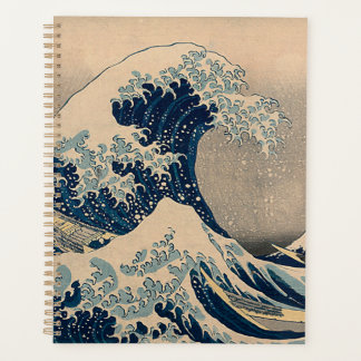Katsushika Hokusai. De Grote Golf van Kanagawa Planner