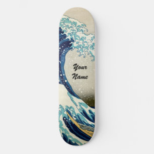 Katsushika Hokusai - De Grote Golf van Kanagawa Skateboard