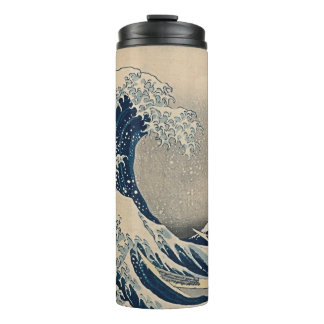 Katsushika Hokusai. De Grote Golf van Kanagawa Thermosbeker