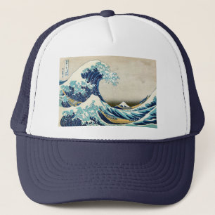 Katsushika Hokusai - De Grote Golf van Kanagawa Trucker Pet