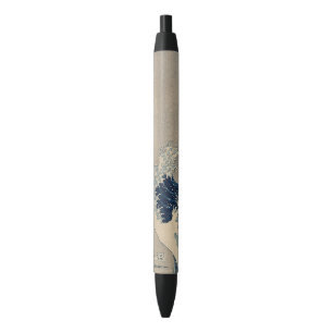 Katsushika Hokusai. De Grote Golf van Kanagawa Zwarte Inkt Pen