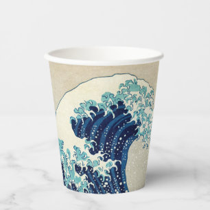 Katsushika Hokusai - De Grote Golf voor Kanagawa Papieren Bekers