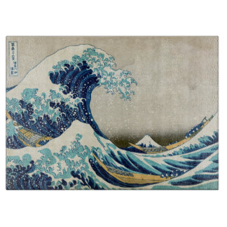 Katsushika Hokusai - De Grote Golf voor Kanagawa Snijplank