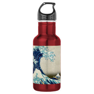 Katsushika Hokusai - De Grote Golf voor Kanagawa Waterfles