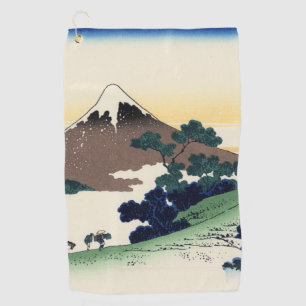 Katsushika Hokusai. De Inume Pass in de provincie Golfhanddoek