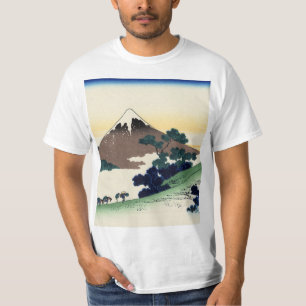 Katsushika Hokusai. De Inume Pass in de provincie  T-shirt