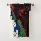 Katsushika Hokusai - Éclairages sous le sommet (En situation)