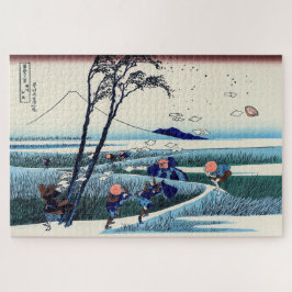 Katsushika Hokusai - Ejiri in de provincie Suruga Legpuzzel