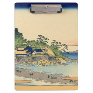 Katsushika Hokusai Enoshima in de provincie Sagami Klembord
