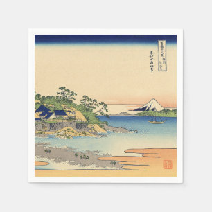Katsushika Hokusai Enoshima in de provincie Sagami Servet