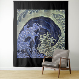 Katsushika Hokusai, Femenine Wave Wandkleed