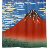 Katsushika Hokusai - Fine Wind, Clear Morning Douchegordijn (Voorkant)
