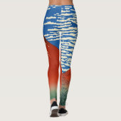 Katsushika Hokusai - Fine Wind, Clear Morning Leggings (Achterkant)