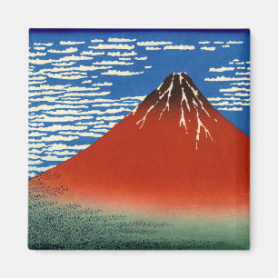 Katsushika Hokusai - Fine Wind, Clear Morning Magneet