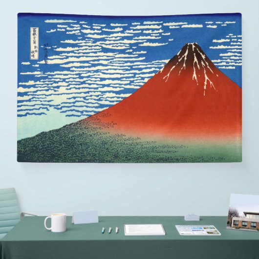 Katsushika Hokusai - Fine Wind, Clear Morning Spandoek (Beurs)