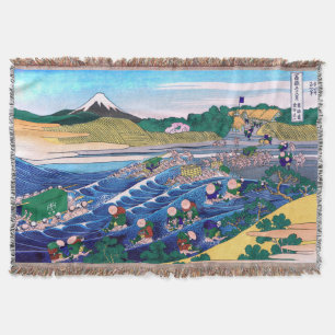 Katsushika Hokusai - Fuji van Kanaya op Tokaido Deken