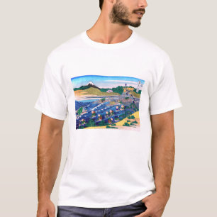 Katsushika Hokusai - Fuji van Kanaya op Tokaido T-shirt