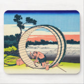 Katsushika Hokusai - Fujimigahara, provincie Owari Muismat (Voorkant)