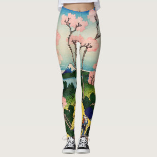 Katsushika Hokusai - Gotenyama, Tokaido, Shinagawa Leggings
