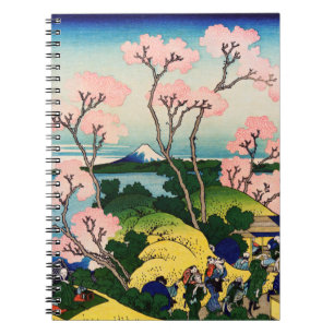 Katsushika Hokusai - Gotenyama, Tokaido, Shinagawa Notitieboek